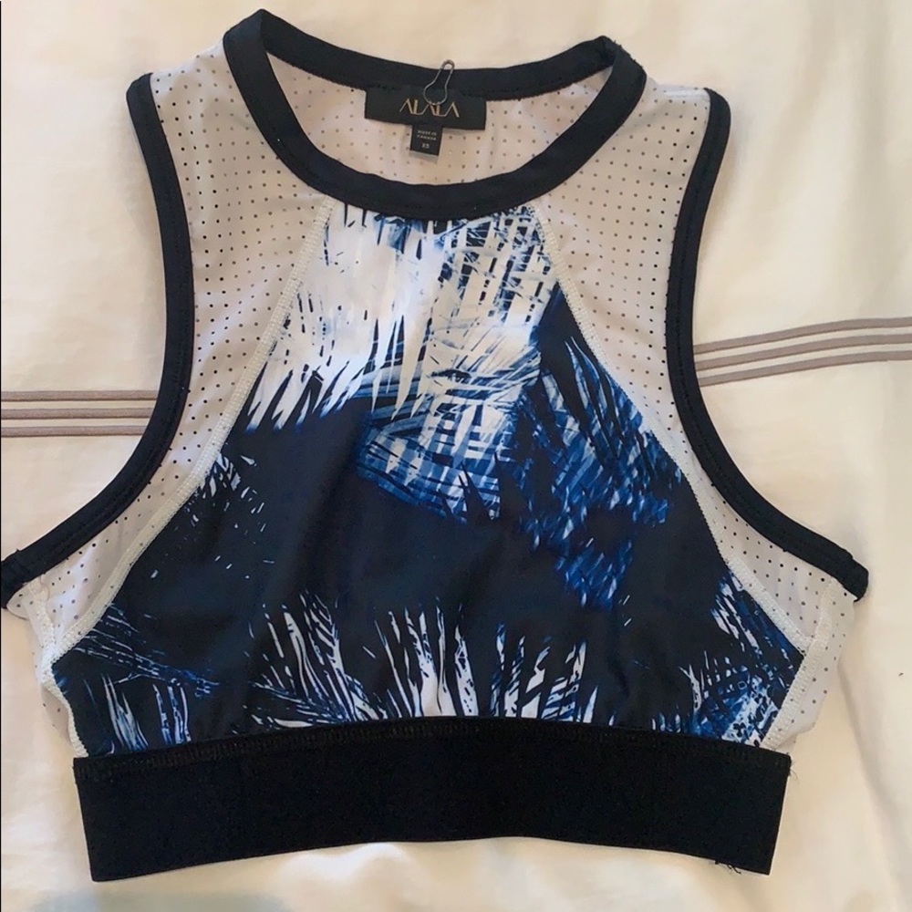 Alala crop mesh workout tank/bra